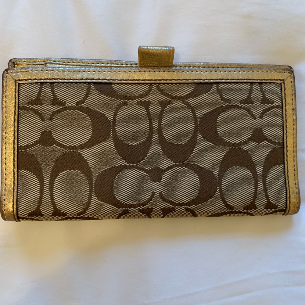 Cute COACH checkbook holder!